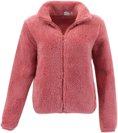Women's Sherpa Jacket Fleece Winter Warm