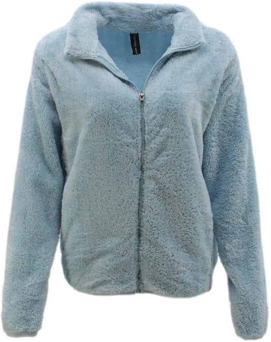 Women's Sherpa Jacket Fleece Winter Warm